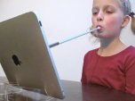 Ipad / Touchscreen Mouthpiece or extra long stylus